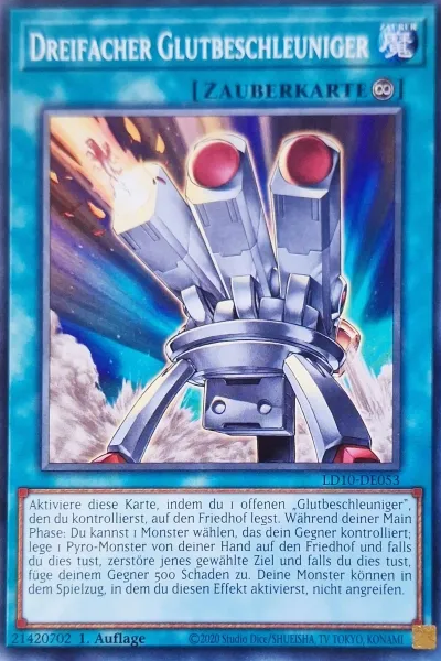 Dreifacher Glutbeschleuniger - LD10-DE053